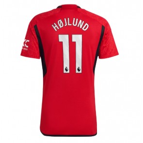 Manchester United Rasmus Hojlund #11 Hemmatröja 2023-24 Kortärmad